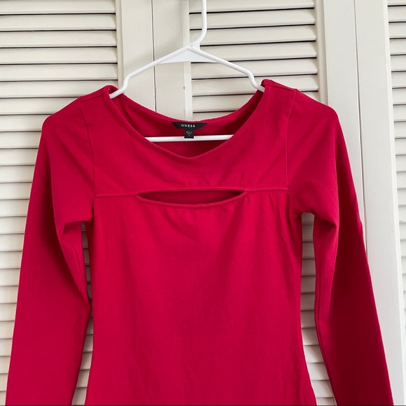 Guess Red Bodycon Dress - Picture 3 of 8